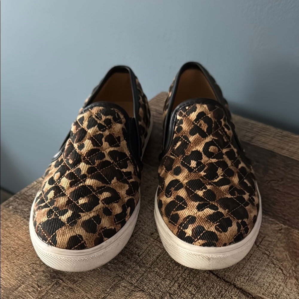 Steve Madden Leopard Slip Ons